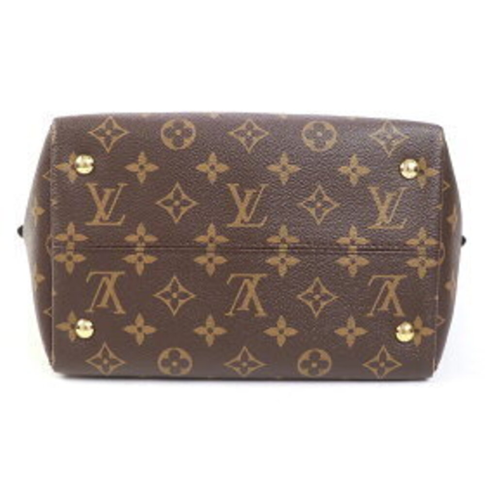 Louis Vuitton Black Noir Monogram HAND TOURNEL LV Leather Black Shoulder - Picture 7 of 9